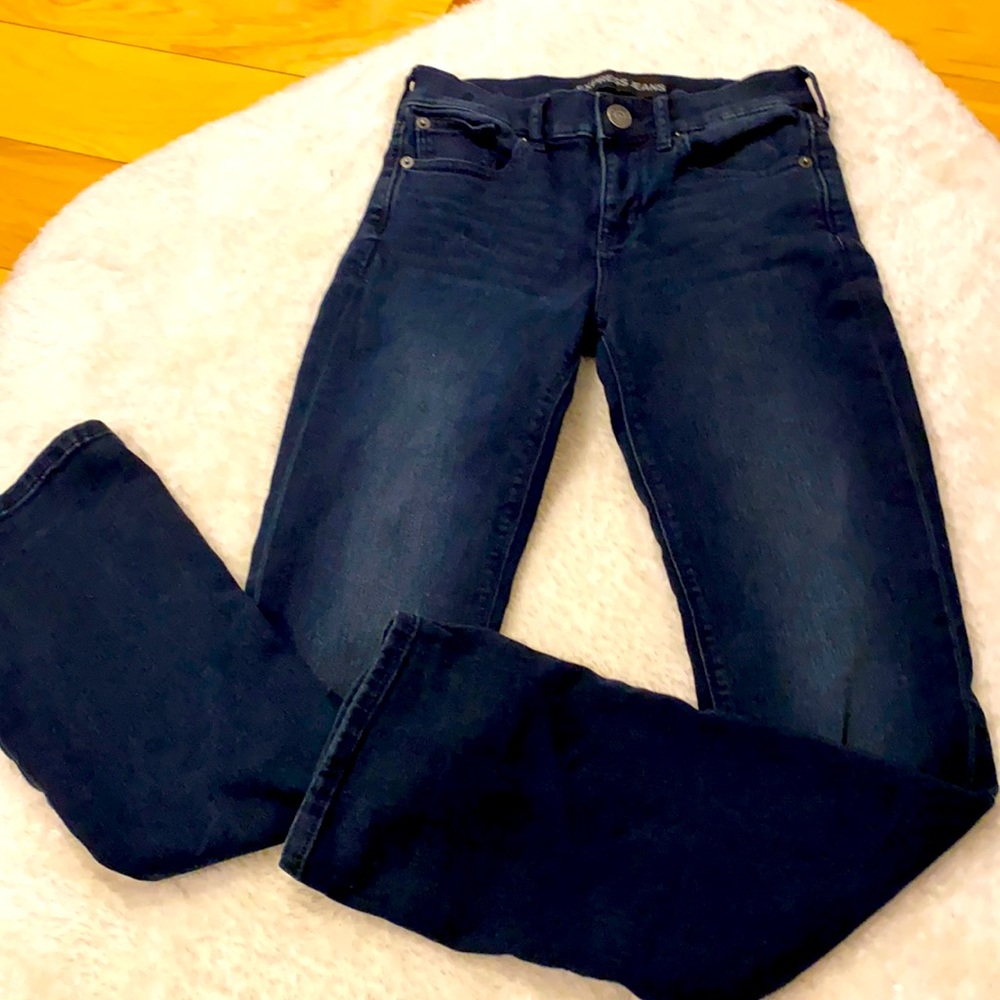 Express barely boot jeans. Mid rise